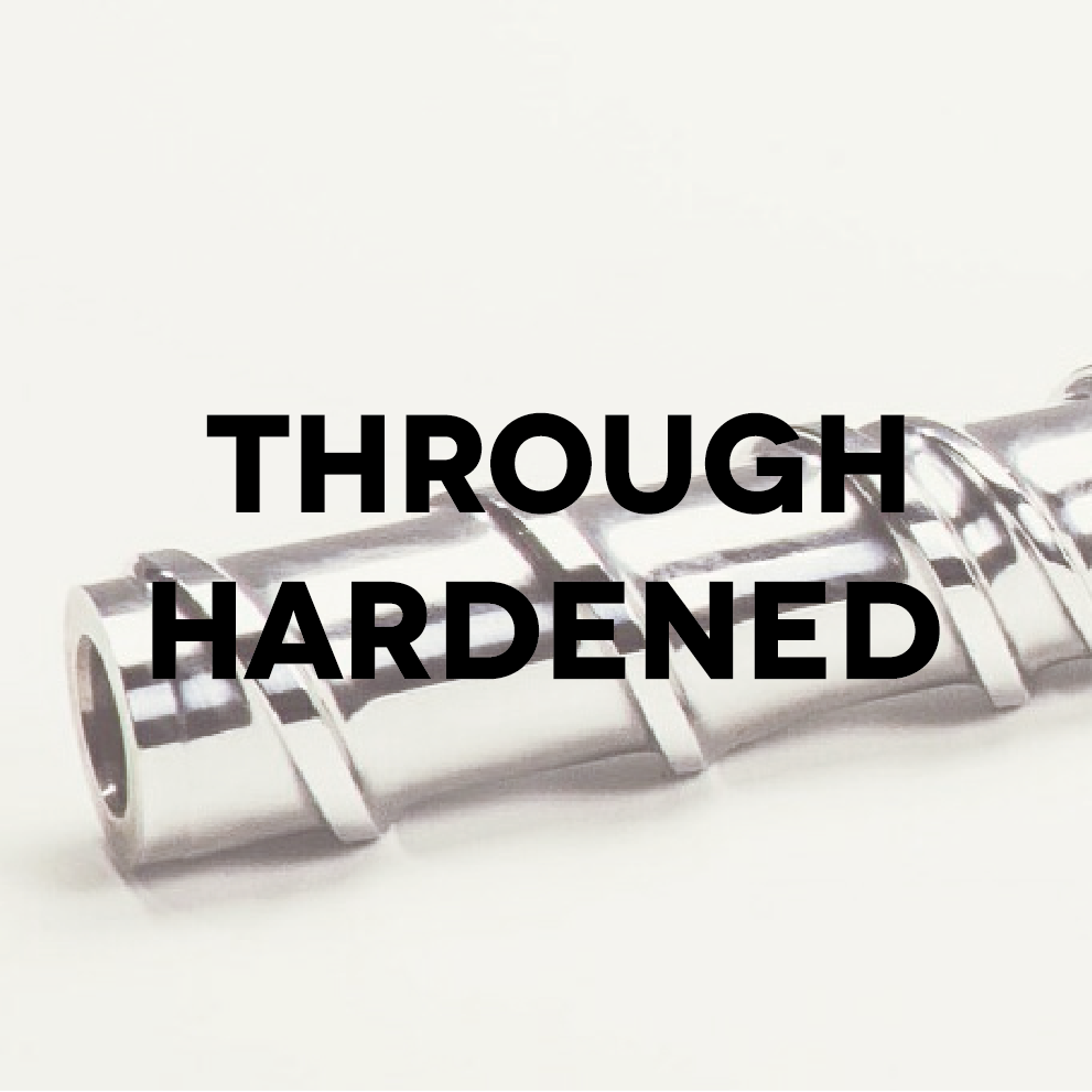Through hardened 